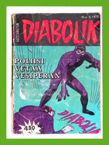 Diabolik - Voittamaton 2/75 - Poliisi vetää vesiperän