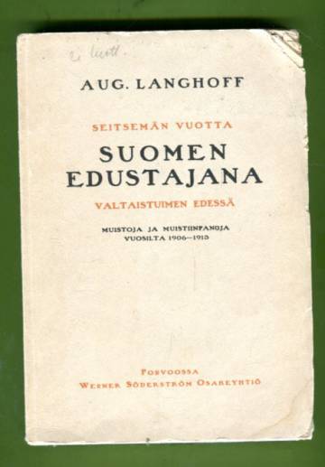 Seitsemän vuotta Suomen edustajana valtaistuimen edessä