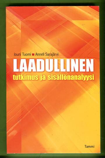 Laadullinen tutkimus ja sisällönanalyysi