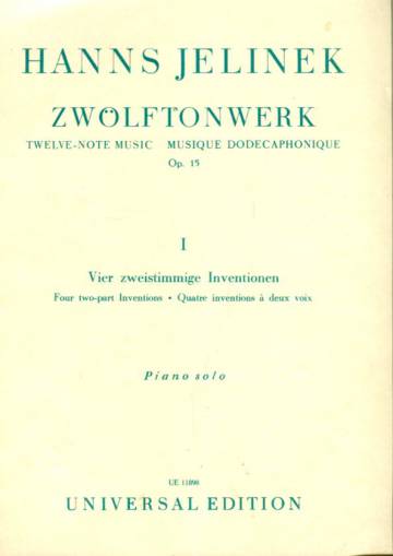 Zwolftonwerk I - Vier zweistimmige Inventionen: Piano Solo