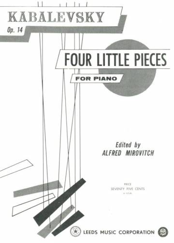 Four Little Pieces for Piano Op. 14