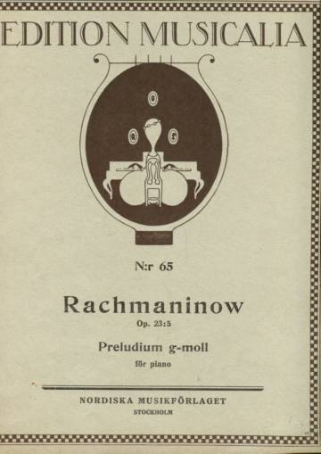 Preludium g-moll för piano (Op. 23:5)