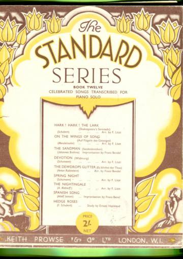 The Standard Series Book Twelve - Celebrated Songs Transcribed for Piano Solo