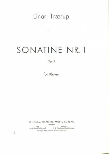 Sonatine nr. 1 op. 2 for Klaver