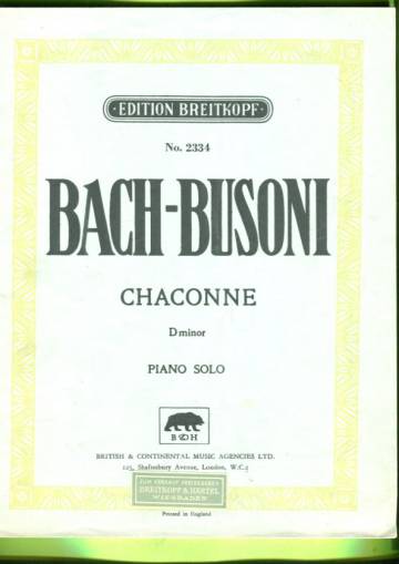 Chaconne D minor