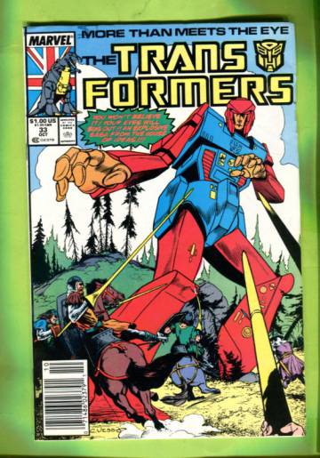 The Transformers Vol 1 #33 Oct 87