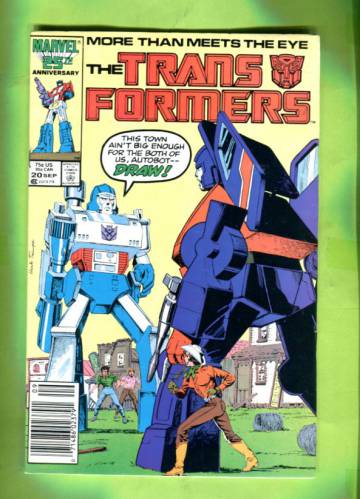 The Transformers #20 Sep 86