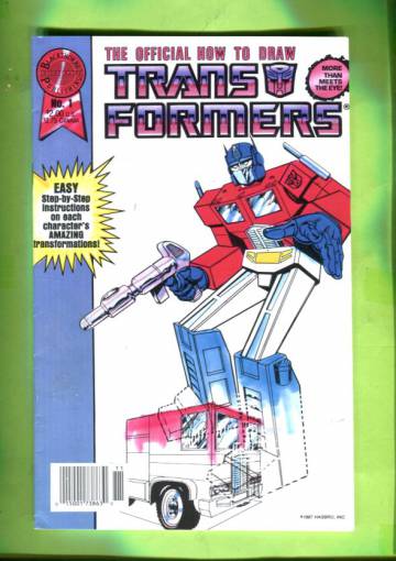 The Official How to Draw Transformers #1 Nov 87