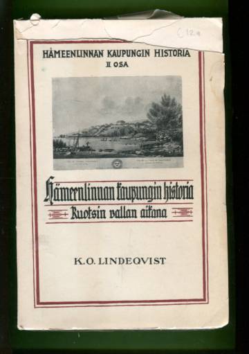 Hämeenlinnan kaupungin historia 2 - Kaupungin historia Ruotsin vallan aikana