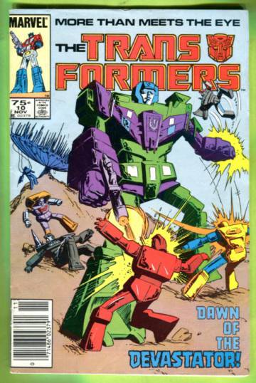 The Transformers Vol 1 #10 Nov 85