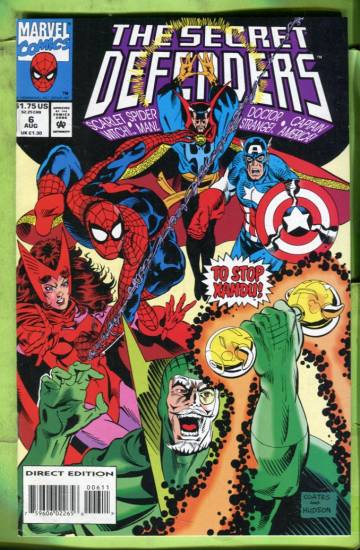 Secret Defenders Vol. 1 #6 Aug 93