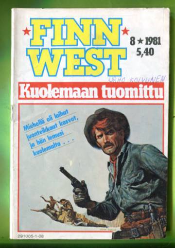 Finn West 8/81 - Kuolemaan tuomittu