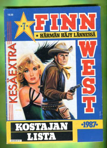 Finn West 7/87 - Kostajan lista