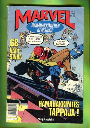 Marvel 7/89 - Hämähäkkimiehen klassikot (Spider-Man)