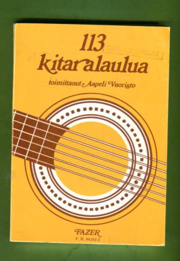 113 kitaralaulua