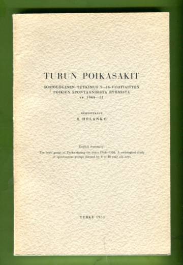 Turun poikasakit