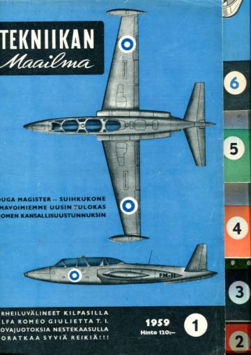 Tekniikan maailma -vuosikerta 1959 (numerot 1-12)