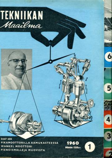 Tekniikan maailma -vuosikerta 1960 (numerot 1-12)