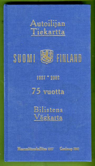 Autoilijan tiekartta 75 vuotta 1927-2002