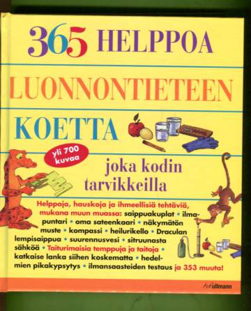 365 helppoa luonnontieteen koetta