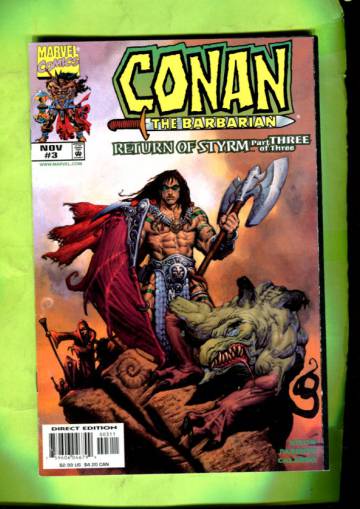 Conan: Return of Styrm Vol 1 #3 Nov 98