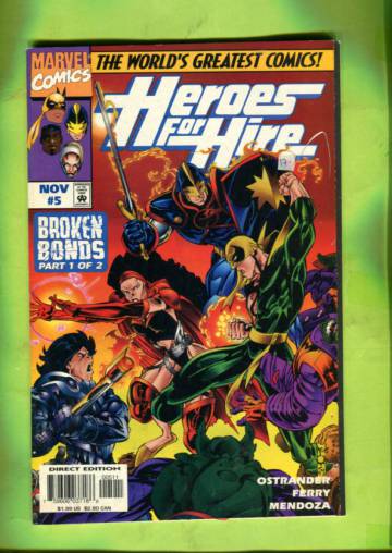 Heroes for Hire Vol 1 #5 Nov 97