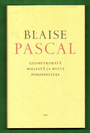 Geometrisestä mielestä ja muita pohdiskeluja