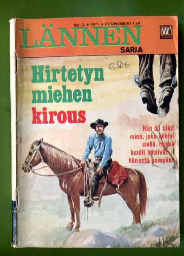 Lännensarja 12/71 - Hirtetyn miehen kirous