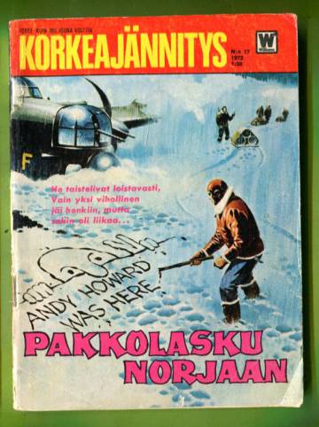 Korkeajännitys 17/72 - Pakkolasku Norjaan