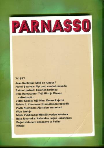 Parnasso 7/77