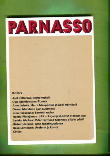 Parnasso 8/77