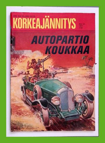 Korkeajännitys 12/71 - Autopartio koukkaa