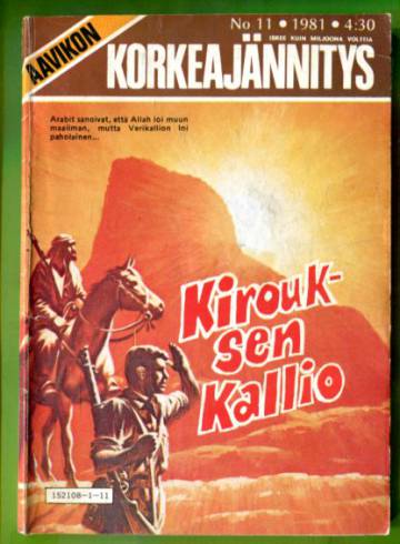 Aavikon Korkeajännitys 11/81 - Kirouksen kallio