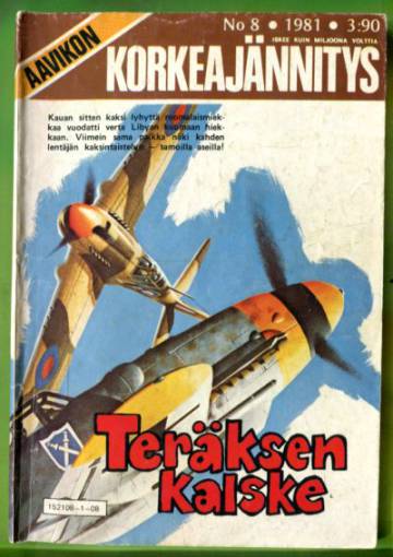 Aavikon Korkeajännitys 8/81 - Teräksen kalske