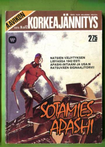 Aavikon Korkeajännitys 12/75 - Sotamies apashi