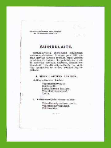 Suihkulaite