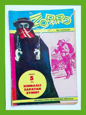 El Zorro 5/78 - Kenraali Zapatan synnit