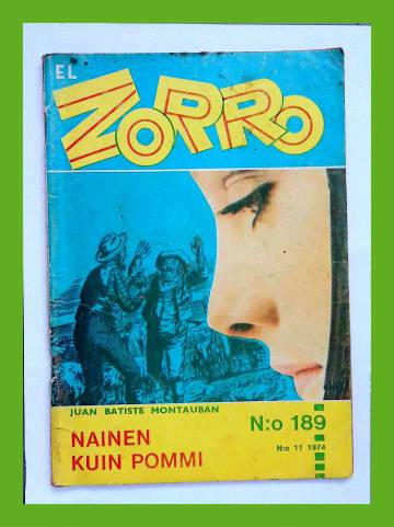 El Zorro 189 (11/74) - Nainen kuin pommi