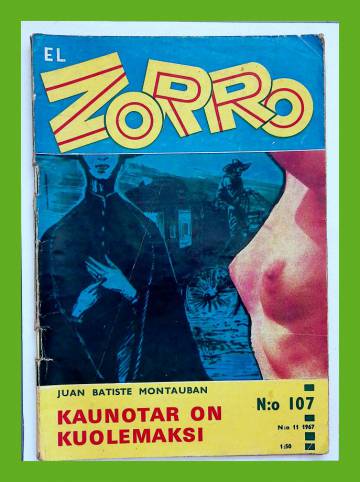 El Zorro 107 (11/67) - Kaunotar on kuolemaksi