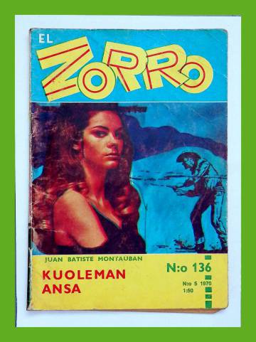 El Zorro 136 (5/70) - Kuoleman ansa