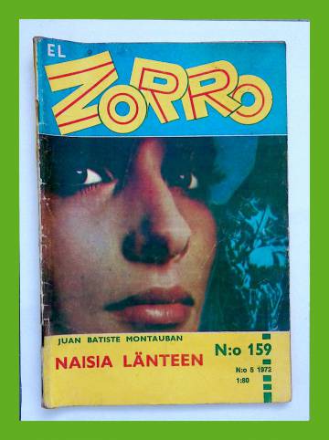 El Zorro 159 (5/72) - Naisia länteen