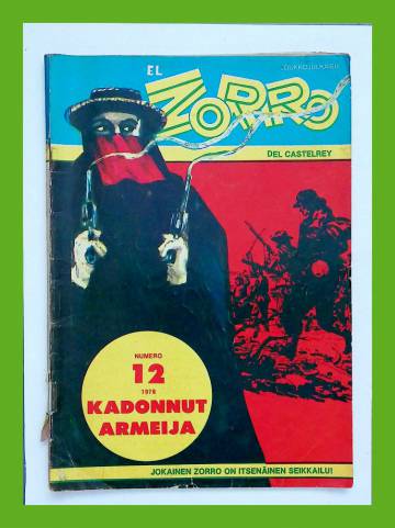 El Zorro 12/78 - Kadonnut armeija