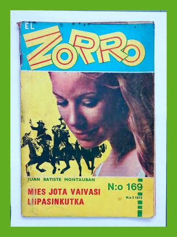 El Zorro 169 (3/73) - Mies jota vaivasi liipasinkutka