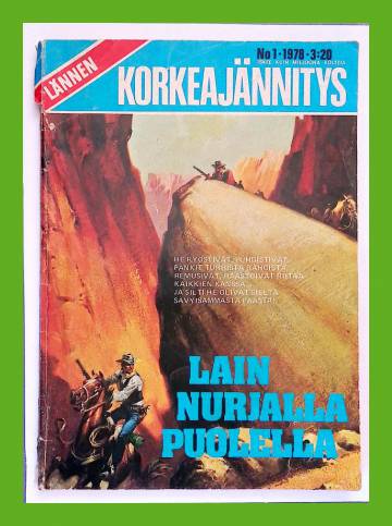 Lännen Korkeajännitys 1/78 - Lain nurjalla puolella