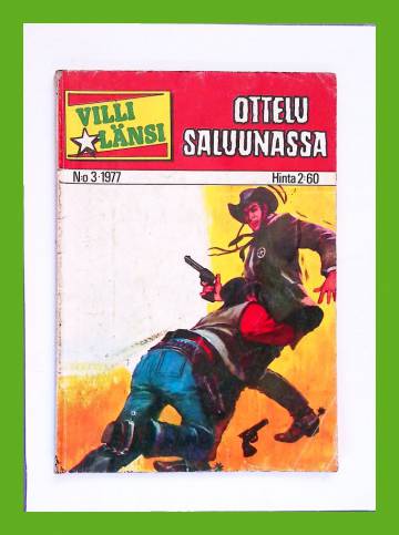 Villi länsi 3/77 - Ottelu saluunassa