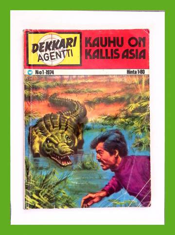 Dekkari-agentti 1/74 - Kauhu on kallis asia