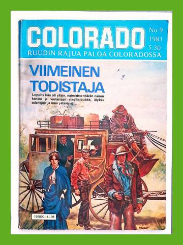 Colorado 9/81 - Viimeinen todistaja