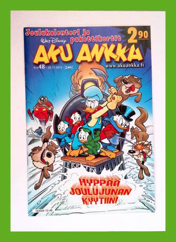 Aku Ankka 48/12 + Joulukalenteri & Pakettikortit