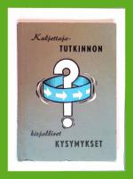 Kuljettajatutkinnon kirjalliset kysymykset