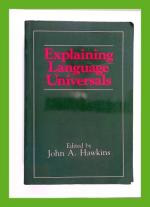 Explaining Language Universals